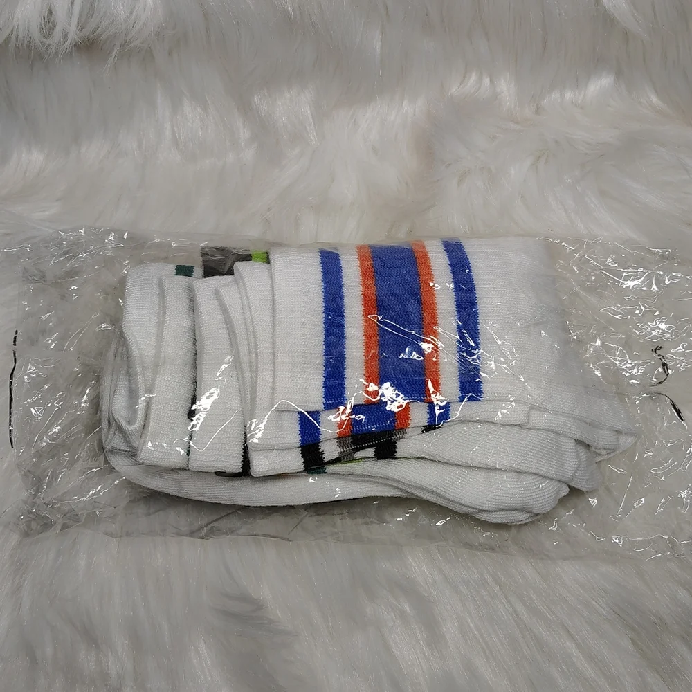 🍉5 For $25* Women's Striped Crew Socks